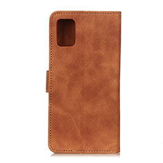 Coque Portefeuille Livre Cuir Etui Clapet K09Z pour Oppo Find X3 Pro 5G Marron