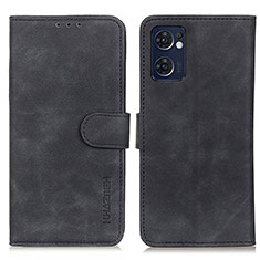 Coque Portefeuille Livre Cuir Etui Clapet K09Z pour Oppo Find X5 Lite 5G Noir