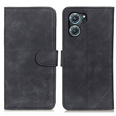 Coque Portefeuille Livre Cuir Etui Clapet K09Z pour Oppo K10 5G Noir