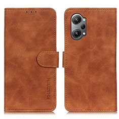 Coque Portefeuille Livre Cuir Etui Clapet K09Z pour Oppo K10 Pro 5G Marron