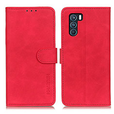 Coque Portefeuille Livre Cuir Etui Clapet K09Z pour Oppo K9 Pro 5G Rouge