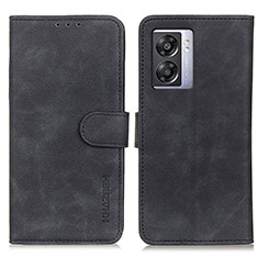 Coque Portefeuille Livre Cuir Etui Clapet K09Z pour Realme Q5i 5G Noir