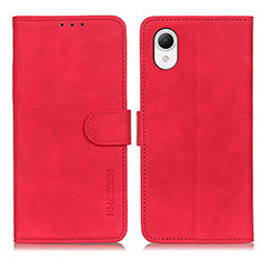 Coque Portefeuille Livre Cuir Etui Clapet K09Z pour Samsung Galaxy A23 5G SC-56C Rouge