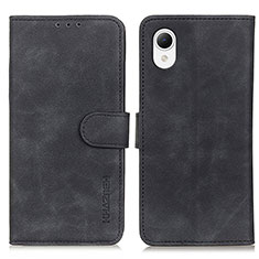 Coque Portefeuille Livre Cuir Etui Clapet K09Z pour Samsung Galaxy A23e 5G Noir