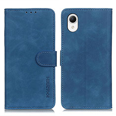 Coque Portefeuille Livre Cuir Etui Clapet K09Z pour Samsung Galaxy A23s Bleu