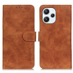 Coque Portefeuille Livre Cuir Etui Clapet K09Z pour Xiaomi Redmi 12 4G Marron