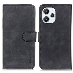 Coque Portefeuille Livre Cuir Etui Clapet K09Z pour Xiaomi Redmi 12 4G Noir