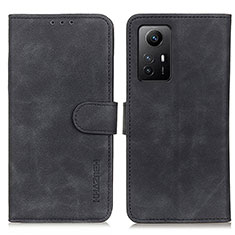 Coque Portefeuille Livre Cuir Etui Clapet K09Z pour Xiaomi Redmi Note 12S Noir