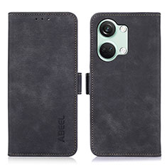 Coque Portefeuille Livre Cuir Etui Clapet K10Z pour OnePlus Nord 3 5G Noir