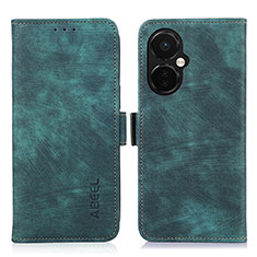 Coque Portefeuille Livre Cuir Etui Clapet K10Z pour OnePlus Nord CE 3 5G Vert