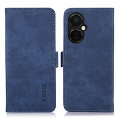 Coque Portefeuille Livre Cuir Etui Clapet K10Z pour OnePlus Nord N30 5G Bleu