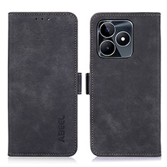 Coque Portefeuille Livre Cuir Etui Clapet K10Z pour Realme C53 India Noir