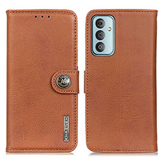 Coque Portefeuille Livre Cuir Etui Clapet KZ02 pour Samsung Galaxy F23 5G Marron