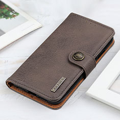 Coque Portefeuille Livre Cuir Etui Clapet KZ2 pour Huawei Mate 60 Pro Gris