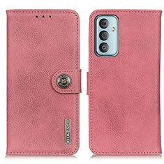 Coque Portefeuille Livre Cuir Etui Clapet KZ2 pour Samsung Galaxy F23 5G Rose