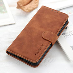 Coque Portefeuille Livre Cuir Etui Clapet KZ3 pour Huawei Enjoy 50 Pro Marron