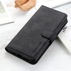 Coque Portefeuille Livre Cuir Etui Clapet KZ3 pour Huawei Enjoy 50z Noir