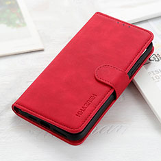 Coque Portefeuille Livre Cuir Etui Clapet KZ3 pour Huawei Honor X8b Rouge