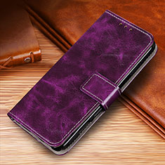 Coque Portefeuille Livre Cuir Etui Clapet KZ4 pour Huawei Honor Magic5 5G Violet