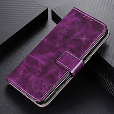 Coque Portefeuille Livre Cuir Etui Clapet KZ4 pour Huawei Honor X8b Violet