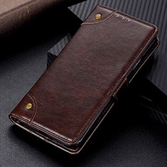 Coque Portefeuille Livre Cuir Etui Clapet KZ6 pour Google Pixel 6a 5G Marron