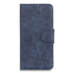 Coque Portefeuille Livre Cuir Etui Clapet L01 pour Alcatel 1S (2019) Bleu