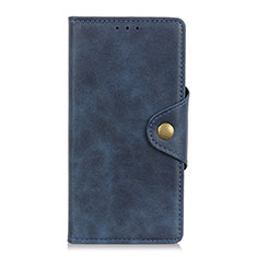 Coque Portefeuille Livre Cuir Etui Clapet L01 pour Alcatel 3 (2019) Bleu