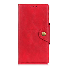 Coque Portefeuille Livre Cuir Etui Clapet L01 pour Alcatel 3 (2019) Rouge