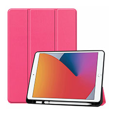 Coque Portefeuille Livre Cuir Etui Clapet L01 pour Apple iPad 10.2 (2021) Rose