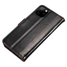 Coque Portefeuille Livre Cuir Etui Clapet L01 pour Apple iPhone 11 Pro Max Noir