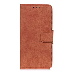 Coque Portefeuille Livre Cuir Etui Clapet L01 pour HTC Desire 19 Plus Marron