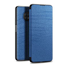 Coque Portefeuille Livre Cuir Etui Clapet L01 pour Huawei Enjoy 20 Plus 5G Bleu