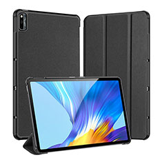 Coque Portefeuille Livre Cuir Etui Clapet L01 pour Huawei Honor Pad V6 10.4 Noir