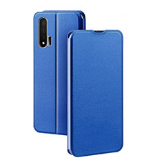 Coque Portefeuille Livre Cuir Etui Clapet L01 pour Huawei Nova 6 5G Bleu