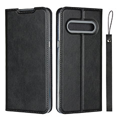 Coque Portefeuille Livre Cuir Etui Clapet L01 pour LG V60 ThinQ 5G Noir