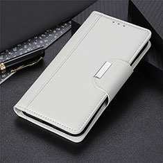 Coque Portefeuille Livre Cuir Etui Clapet L01 pour Motorola Moto E7 (2020) Blanc