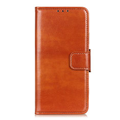 Coque Portefeuille Livre Cuir Etui Clapet L01 pour Motorola Moto G8 Power Lite Orange