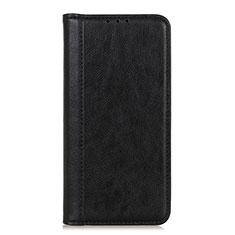 Coque Portefeuille Livre Cuir Etui Clapet L01 pour Motorola Moto G9 Plus Noir