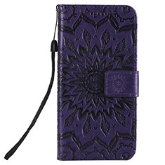 Coque Portefeuille Livre Cuir Etui Clapet L01 pour Nokia 2.3 Violet