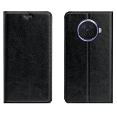 Coque Portefeuille Livre Cuir Etui Clapet L01 pour Oppo Ace2 Noir