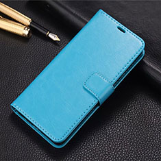 Coque Portefeuille Livre Cuir Etui Clapet L01 pour Oppo K5 Bleu Ciel