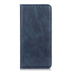 Coque Portefeuille Livre Cuir Etui Clapet L01 pour Realme C11 Bleu