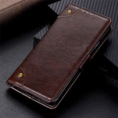 Coque Portefeuille Livre Cuir Etui Clapet L01 pour Realme Narzo 20 Pro Marron