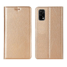 Coque Portefeuille Livre Cuir Etui Clapet L01 pour Realme X7 Pro 5G Or