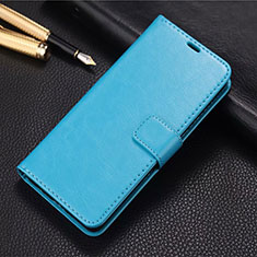 Coque Portefeuille Livre Cuir Etui Clapet L01 pour Realme XT Bleu Ciel