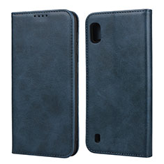 Coque Portefeuille Livre Cuir Etui Clapet L01 pour Samsung Galaxy A10 Bleu