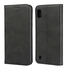 Coque Portefeuille Livre Cuir Etui Clapet L01 pour Samsung Galaxy A10 Noir