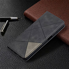 Coque Portefeuille Livre Cuir Etui Clapet L01 pour Samsung Galaxy A12 5G Noir