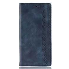 Coque Portefeuille Livre Cuir Etui Clapet L01 pour Samsung Galaxy A21s Bleu