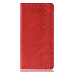 Coque Portefeuille Livre Cuir Etui Clapet L01 pour Samsung Galaxy A21s Rouge